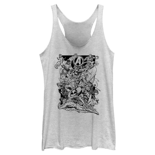 Junior's Marvel Avengers Classic No Filler Tank Top